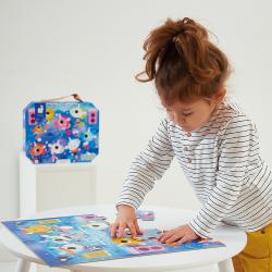 Janod Puzzle v kufrku Jednoroec na koncerte 11